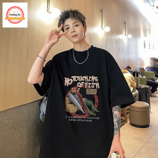 Áo thun nam, áo phông nam tay ngắn, tay lỡ cổ tròn chất thun lạnh dày dặn thoáng mát  ATN038 - Cường An Fashion
