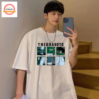 Áo thun nam, áo phông nam tay ngắn, tay lỡ cổ tròn chất thun lạnh dày dặn thoáng mát  ATN040 - Cường An Fashion