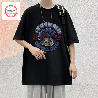 Áo thun nam, áo phông nam tay ngắn, tay lỡ cổ tròn chất thun lạnh dày dặn thoáng mát  ATN050 - Cường An Fashion