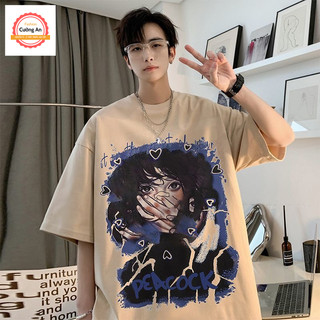 Áo thun nam, áo phông nam tay ngắn, tay lỡ cổ tròn chất thun lạnh dày dặn thoáng mát  ATN050 - Cường An Fashion