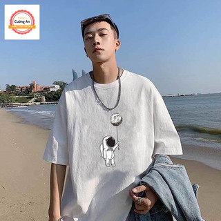 Áo thun nam, áo phông nam tay ngắn, tay lỡ cổ tròn chất thun lạnh dày dặn thoáng mát  ATN055 - Cường An Fashion