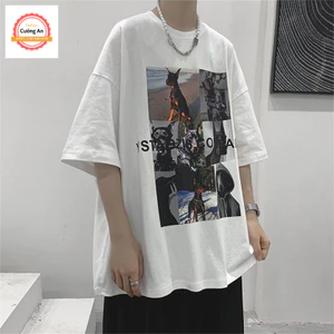 Áo thun nam, áo phông nam tay ngắn, tay lỡ cổ tròn chất thun lạnh dày dặn thoáng mát ATN055 - Cường An Fashion