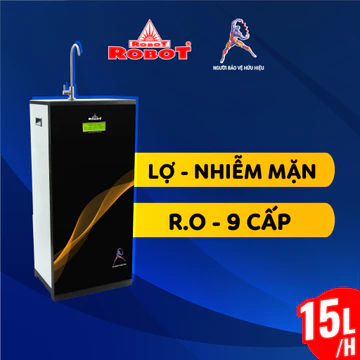 [MIỄN PHÍ LẮP ĐẶT] Máy Lọc Nước ROBOT R.O SPRING-9GN 9 Cấp Chuyên Dụng Xử Lý Nước Lợ - Nhiễm Mặn Hiệu Suất Cao Tủ Đứng