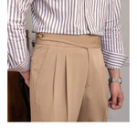 [Premium] Quần Âu Nam Cạp Cao Ống Suông Cao Cấp Harold Gurkha Season 5 Vải Thoáng Mát, Chống Nhăn, Đứng Form Tôn Dáng — ảnh 5