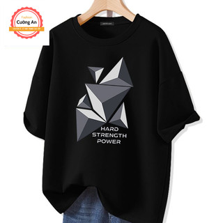 Áo thun nam, áo phông nam tay ngắn, tay lỡ cổ tròn chất thun lạnh dày dặn thoáng mát  ATN063 - Cường An Fashion