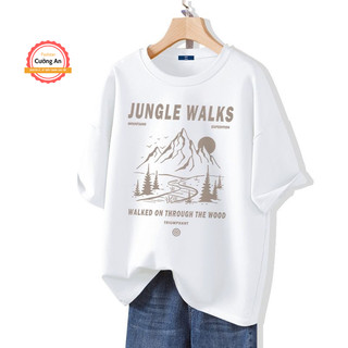 Áo thun nam, áo phông nam tay ngắn, tay lỡ cổ tròn chất thun lạnh dày dặn thoáng mát  ATN064 - Cường An Fashion