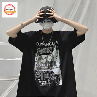 Áo thun nam, áo phông nam tay ngắn, tay lỡ cổ tròn chất thun lạnh dày dặn thoáng mát  ATN066 - Cường An Fashion