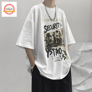 Áo thun nam, áo phông nam tay ngắn, tay lỡ cổ tròn chất thun lạnh dày dặn thoáng mát  ATN066 - Cường An Fashion