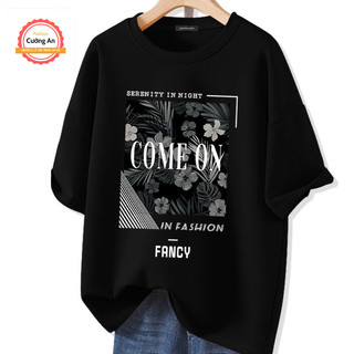 Áo thun nam, áo phông nam tay ngắn, tay lỡ cổ tròn chất thun lạnh dày dặn thoáng mát  ATN068 - Cường An Fashion