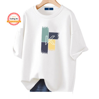 Áo thun nam, áo phông nam tay ngắn, tay lỡ cổ tròn chất thun lạnh dày dặn thoáng mát  ATN069 - Cường An Fashion
