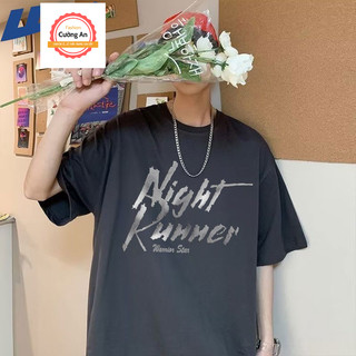Áo thun nam, áo phông nam tay ngắn, tay lỡ cổ tròn chất thun lạnh dày dặn thoáng mát  ATN070 - Cường An Fashion
