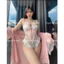 JUM4 Đồ ngủ sexy bodysuit, bộ jumsuit phối ren hoạ tiết có GỌNG nâng ngực JUM4