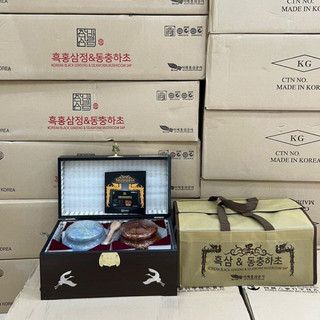 Cao Hắc Sâm Đông Trùng Hạ Thảo Hũ Đôi ACHIMMADANG Hàn Quốc