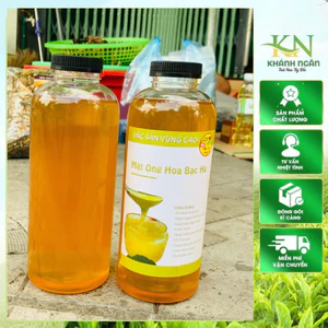 Mật ong bạc hà Hà Giang nguyên chất, mật ong hoa bạc hà dung tích 500ml, 1000ml