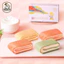 Bánh bông Lan Cuộn nhân kem dưa hấu Mini Đài Loan, dưa hấu, salad, chà bông