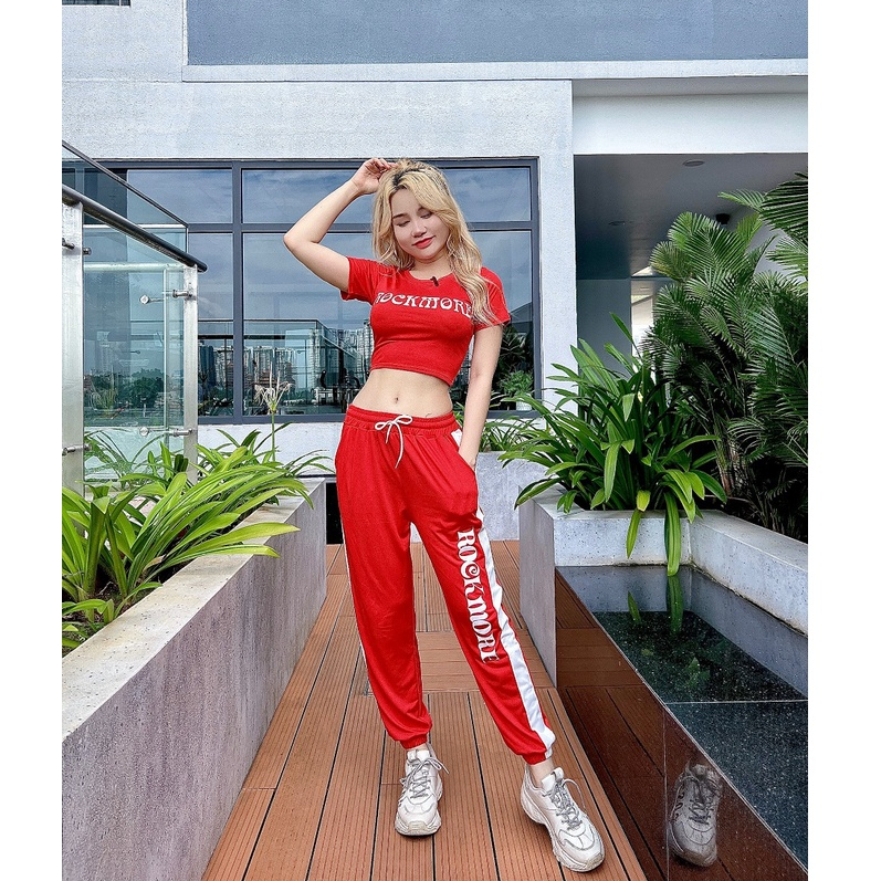 Bộ thể thao jonger chất thun lạnh co giãn 4 chiều tập thể thao , gym, yoga, erobic, zumba