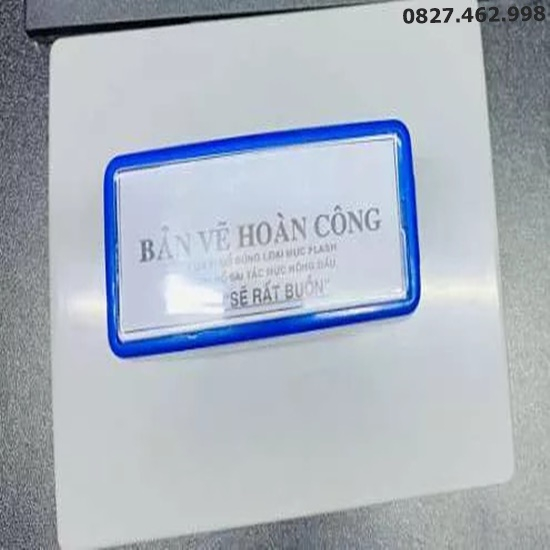Khắc Dấu Bản Vẽ Hoàn Công Liền Mực120*60mm