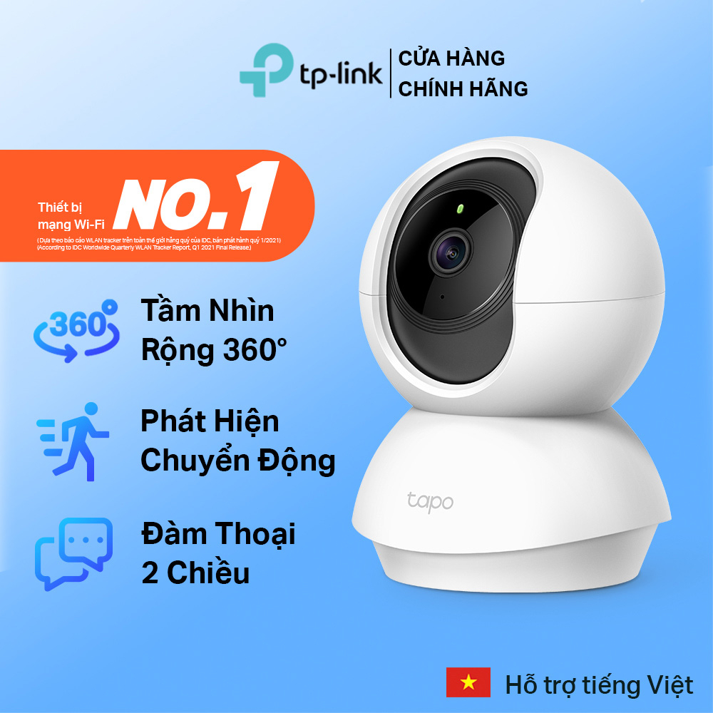 Camera Wifi TP-Link Tapo C200/ C210/ C211/ C212/ C220 Full HD 2MP/3MP/2K QHD Quay Quét 360 độ