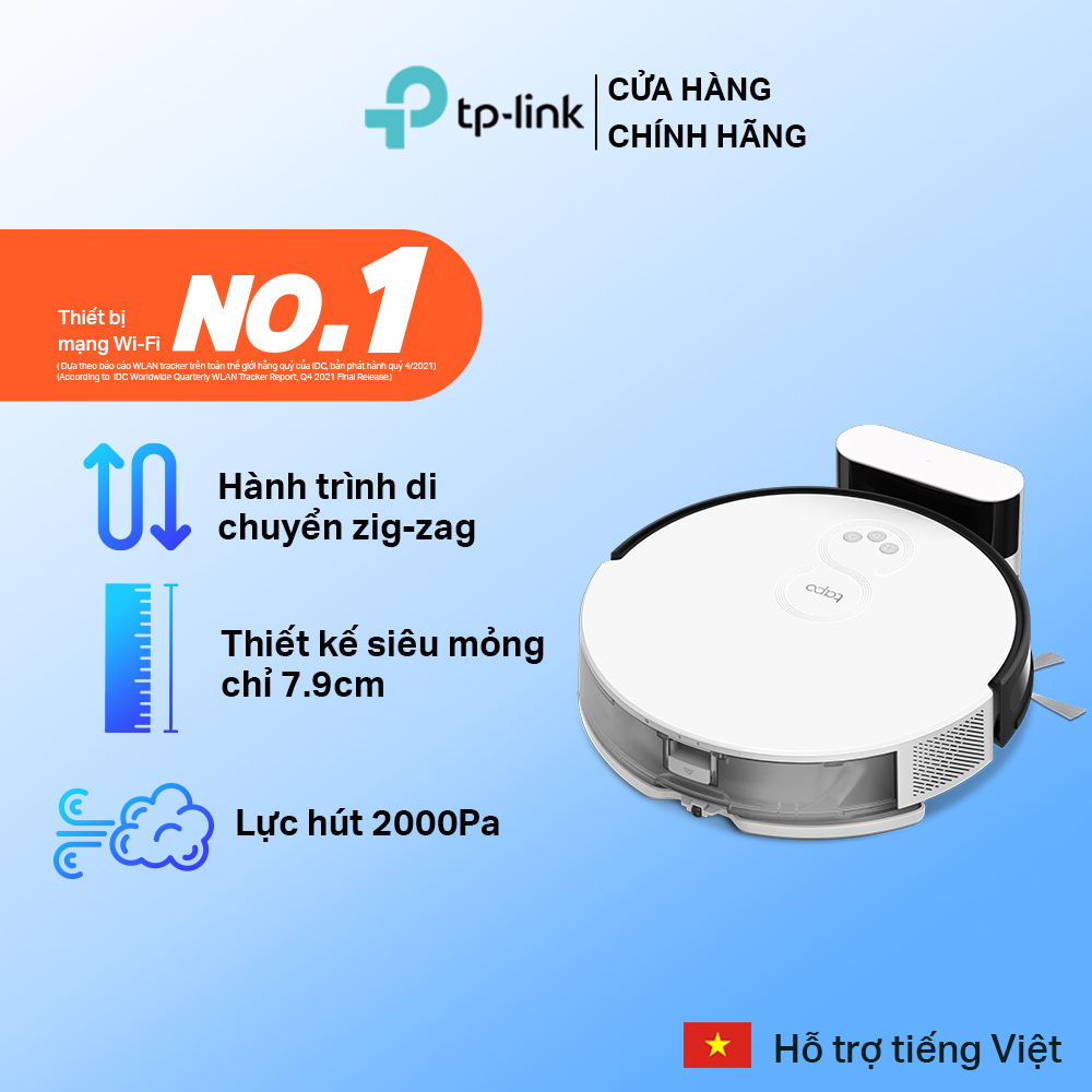 Robot Hút Bụi Và Lau Nhà TP-Link Tapo RV10 / RV10 Plus