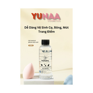 [Y091] [Nước Rửa Cọ] Dung Dịch, Nước Vệ Sinh Dụng Cụ Trang Điểm Chuyên Dụng KAWAXING - Nước Rửa Cọ, mút, bông