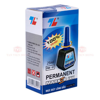 Combo 2 Mực bút lông dầu Thiên Long PMI01 chính hãng