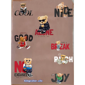 HÌNH ỦI ÉP NHIỆT-ICON GẤU cute ủi áo trực tiếp bằng bàn là bàn ủi ÁO ĐẸP -Gía Khuyến Mãi-THOTRANG.OFFICAL-LUCKY