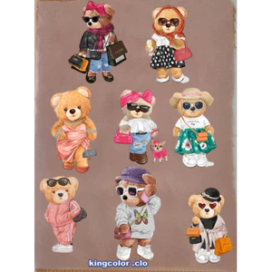 HÌNH IN ỦI NHIỆT-HÌNH IN-GẤU MOM cute-ủi trực tiếp bằng bàn là bàn ủi ÁO ĐẸP -Hình in chuyển nhiệt-THEO YÊU CẦU NHẮN TIN