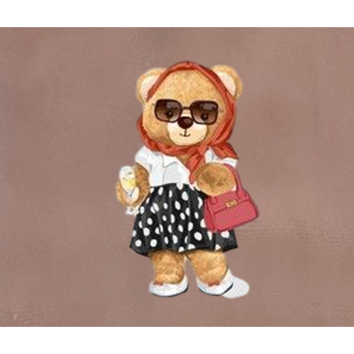 HÌNH IN ỦI NHIỆT-HÌNH IN-GẤU MOM cute-ủi trực tiếp bằng bàn là bàn ủi ÁO ĐẸP -Hình in chuyển nhiệt-THEO YÊU CẦU NHẮN TIN