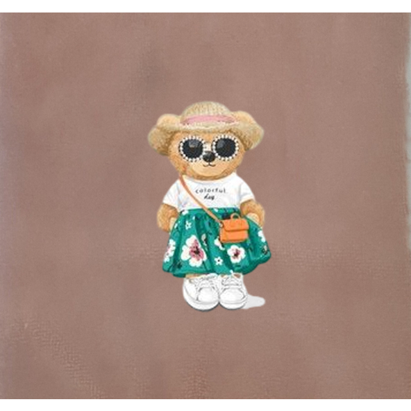 HÌNH IN ỦI NHIỆT-HÌNH IN-GẤU MOM cute-ủi trực tiếp bằng bàn là bàn ủi ÁO ĐẸP -Hình in chuyển nhiệt-THEO YÊU CẦU NHẮN TIN