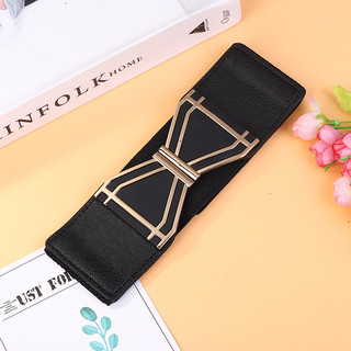 Thắt lưng bản rộng, đai váy, đai đầm, đai Jumpsuit, chất liệu co giãn, móc khóa kim loại họa tiết chữ C W59
