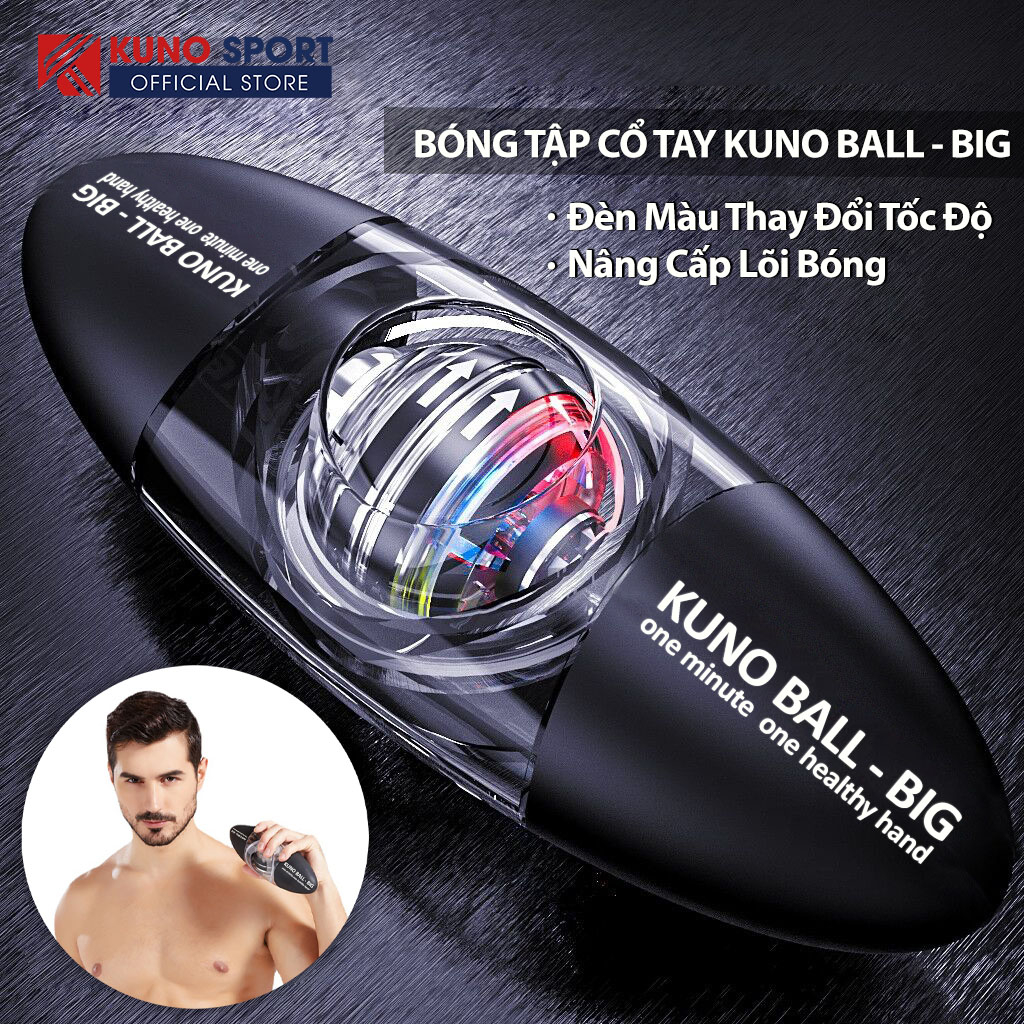 Ảnh Bóng Tập Cơ Tay KUNO BALL BIG, Phiên Bản To Cao Cấp Thế Hệ Mới Lực Siêu Mạnh Rèn Luyện Cổ Tay 4