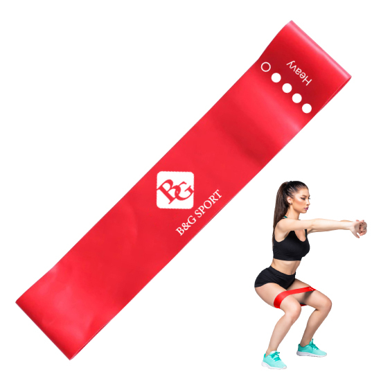 Ảnh BG Dây đàn hồi kháng lực tập Gym Yoga Thái Lan cao cấp đa năng mới 2023 MÀU ĐỎ ( XL) 15-18KG HOT 1