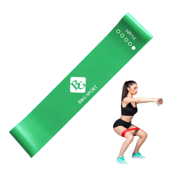 Ảnh BG Dây đàn hồi kháng lực tập Gym Yoga Thái Lan cao cấp đa năng mới 2023 MÀU XANH LÁ (S) 4-6KG HOT 3