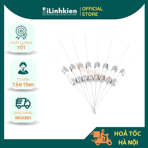Cầu chì sứ hàn chân 1A 2A 3A 5A 8A 10A 15A 20A 25A 30A 250V 5x20mm 6x30mm chính hãng độ bền cao.