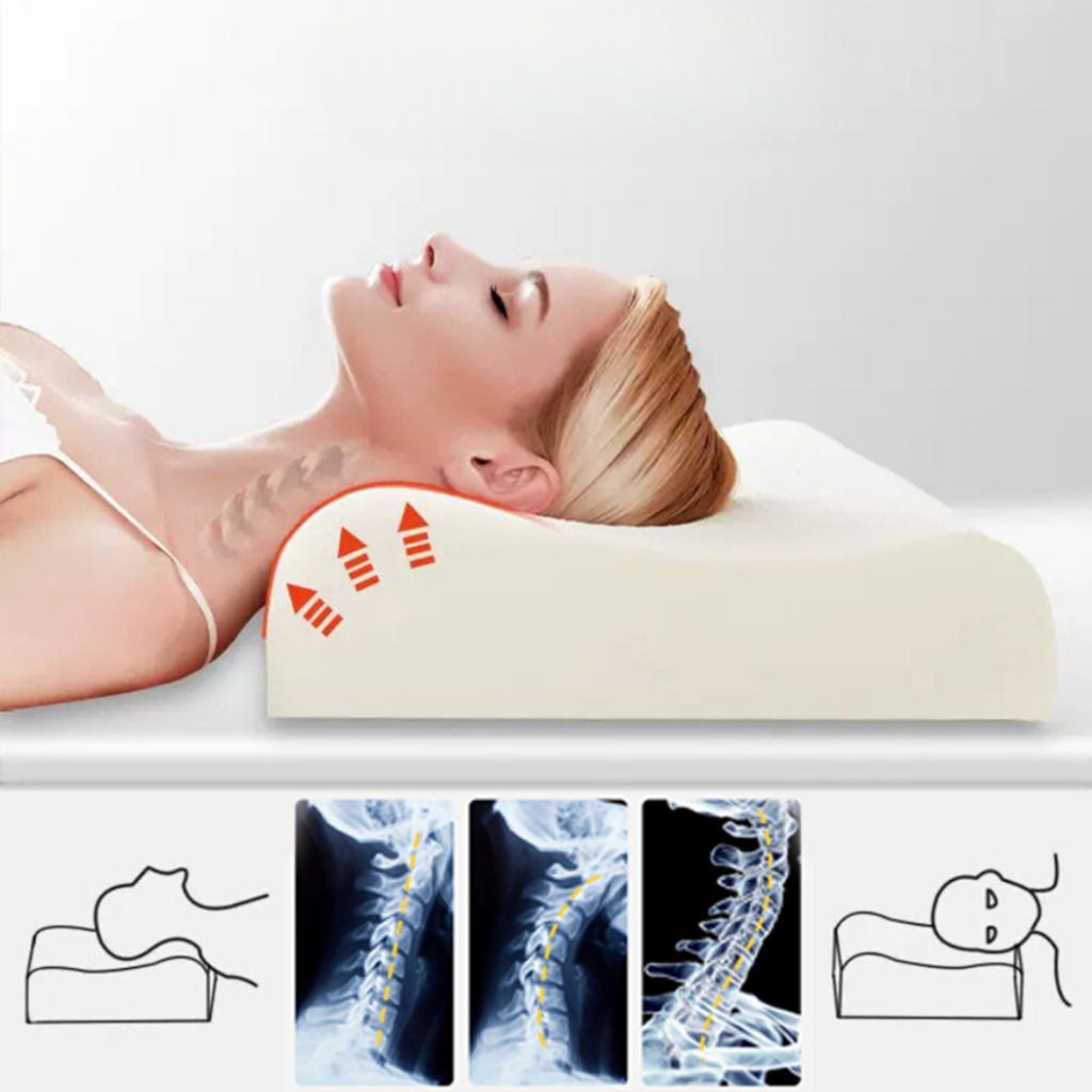 Gối Cao Su KAW Chống Đau Mỏi Vai Gáy, Chống Ngáy, Cao Su Nguyên Chất - Nâng Cấp Chất Lượng Giấc Ngủ