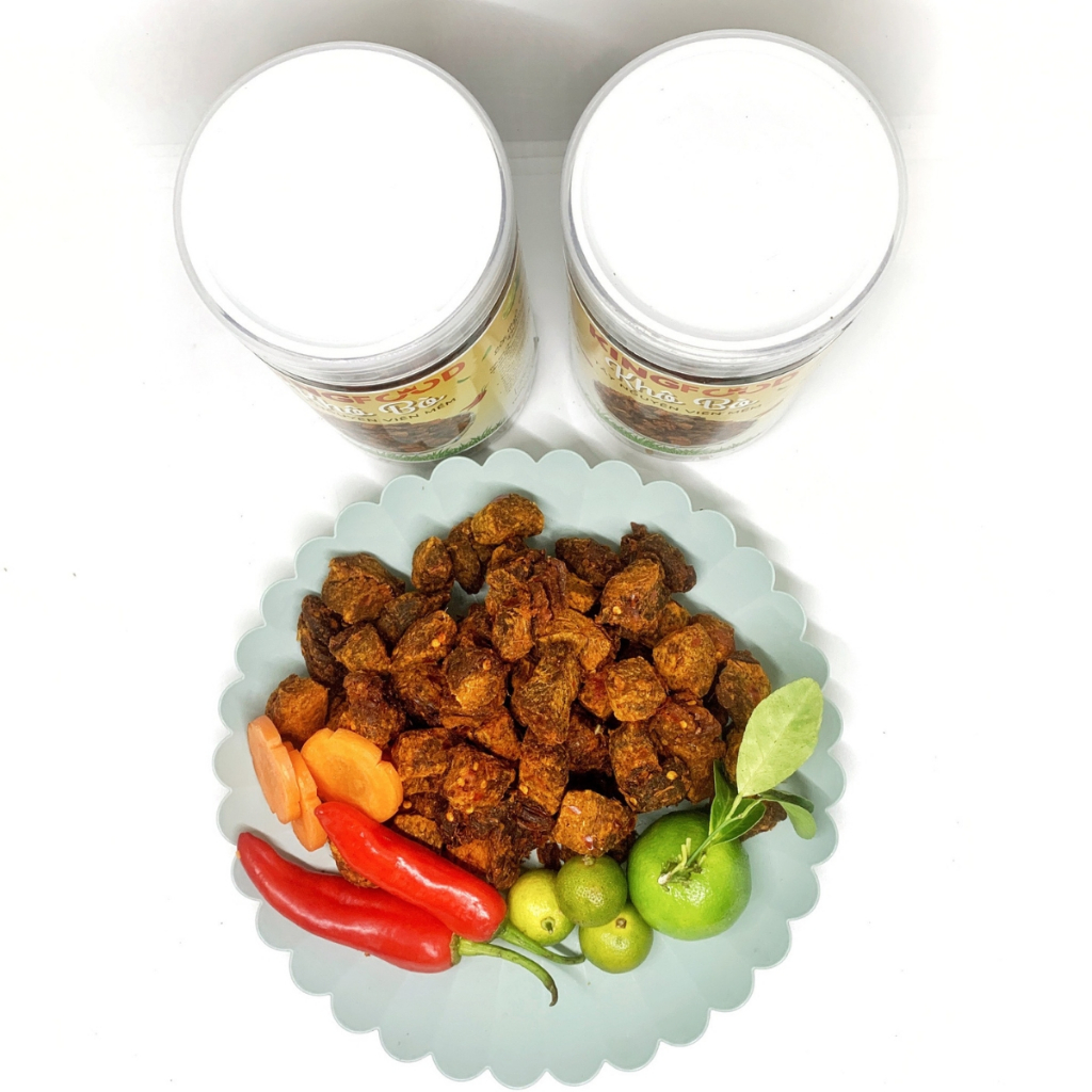 [Hũ 200-500Gr] Khô Bò Viên Tây Nguyên 100% Thịt Tươi | KingFood