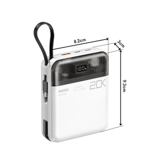 [3C / CCC] Sạc Dự Phòng Remax RPP-603 20000mAh chứng nhận CCC, sạc Aifon 15 16, cáp nhanh QC 22.5W PD 20W