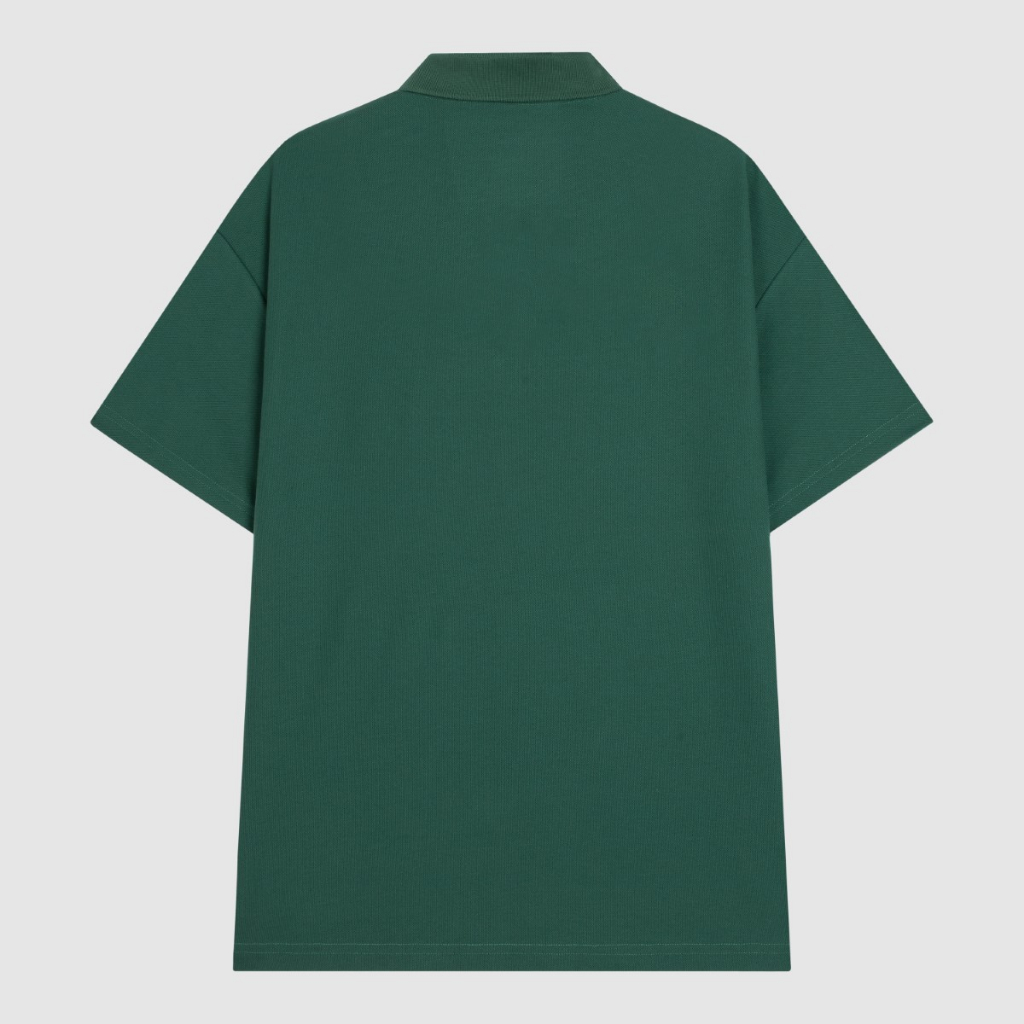 Áo polo nam tay ngắn họa tiết INSIDEMEN form rộng IPS085S3