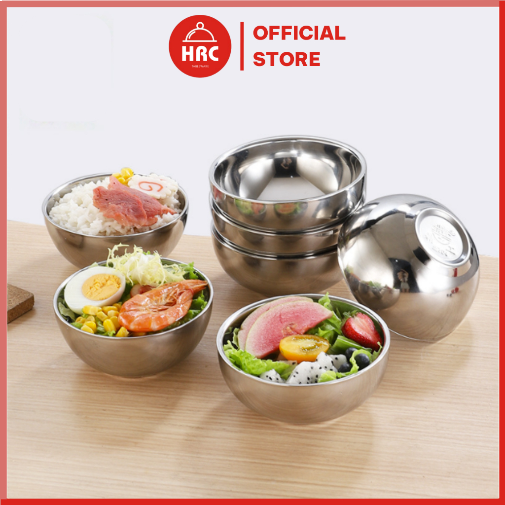 Bát Inox 2 Lớp Cách Nhiệt Đủ Size Kích Cỡ | Shopee Việt Nam