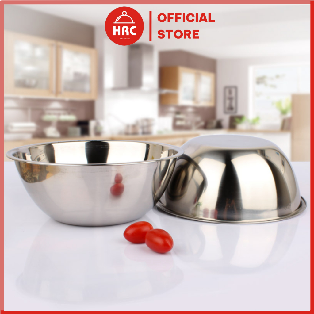 Bát Inox Thau Inox Nhiều Kích Cỡ Đựng Thức Ăn Nhiều Size | Shopee Việt Nam