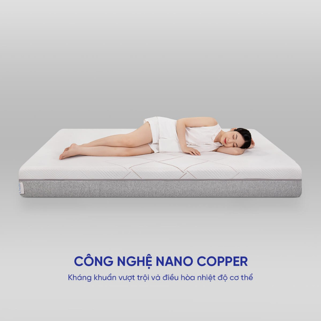 [ĐƠN 10TR TẶNG 1 BỘ CHĂN BÉ] Nệm Foam Comfy Lux 3.0 - Đệm foam cao cấp, Nệm foam vỏ áo nệm làm mát