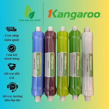 Combo lõi lọc 456789 Kangaroo CHÍNH HÃNG ( Tặng cút nối nhanh)- Máy lọc nước RO
