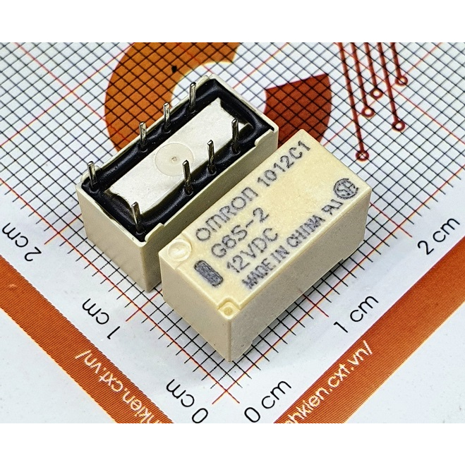 Omron Relay 2A 12V (8 chân) G6S-2 12VDC | Shopee Việt Nam