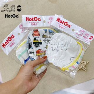 [SET 3 ĐÔI] Bao Tay Cho Bé Sơ Sinh Hotga Chun Mềm Cotton Mịn Mát (0-5 tháng)