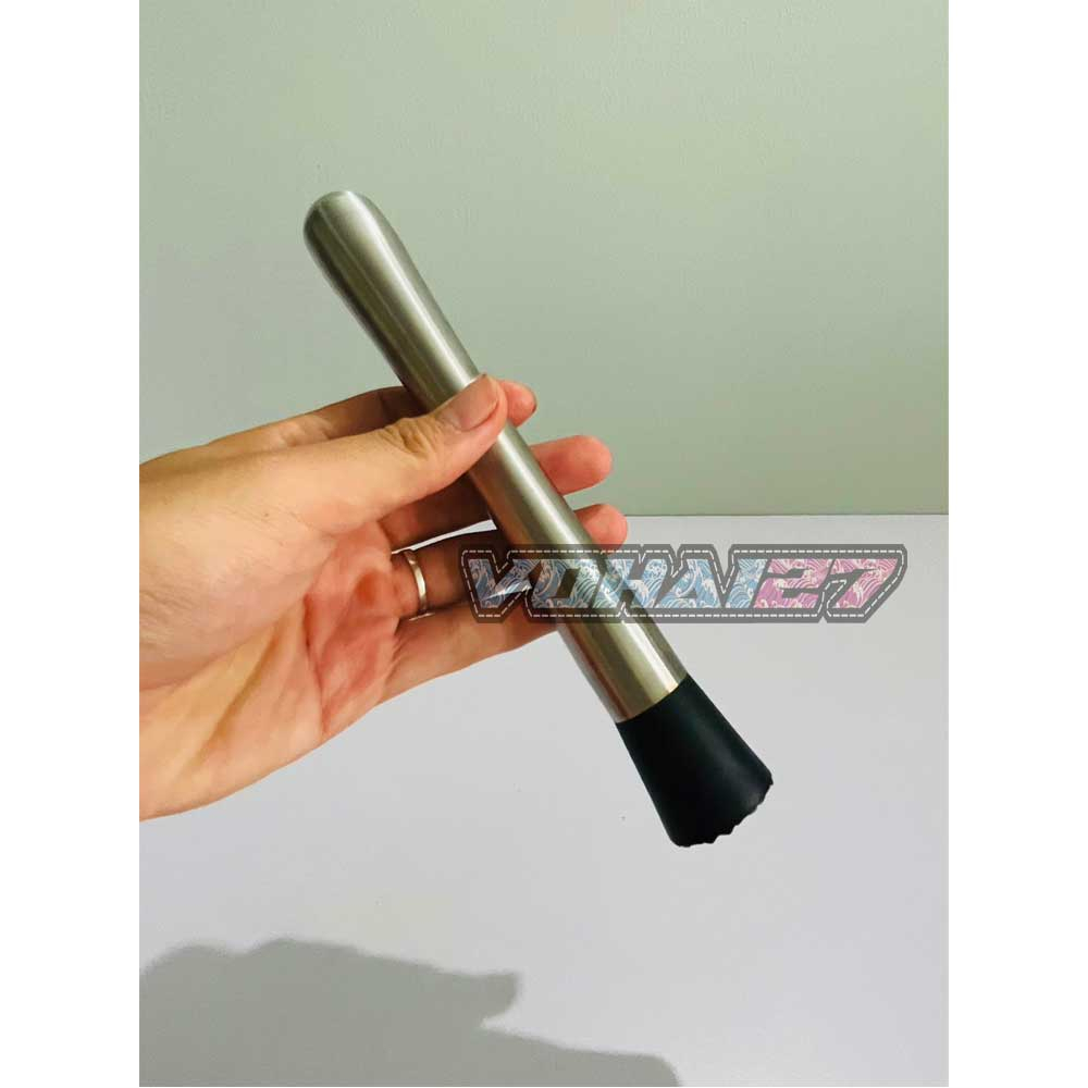 Chày bar dầm pha chế inox  đầu nhựa cao cấp (chất liệu inox 304)