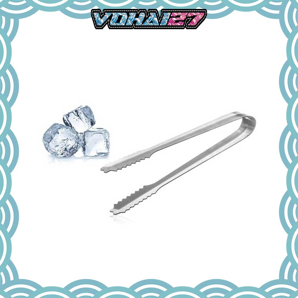 Kẹp gắp đá inox gắp thức ăn nhà bếp, nhà hàng, cây gắp đồ nóng loại dày