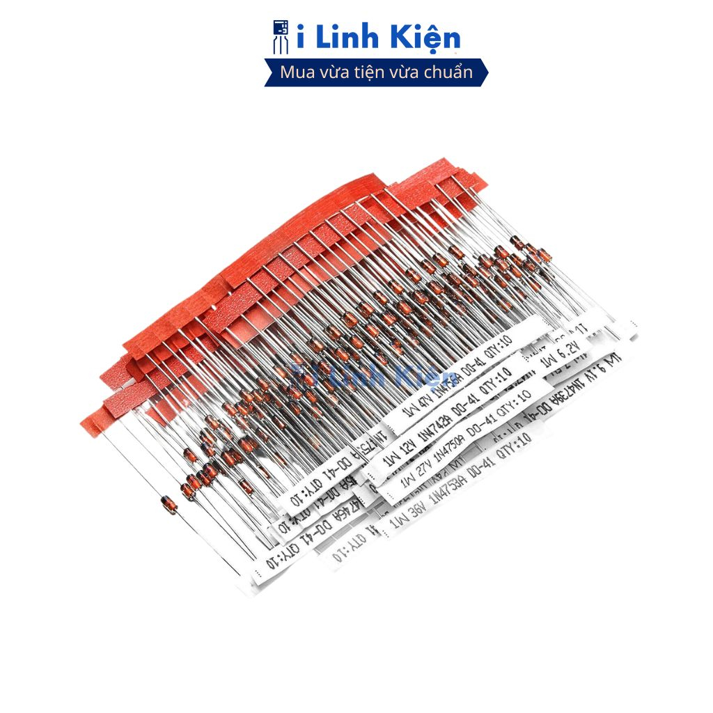 Diode zener 1W 16V 1N4745A túi 50 chiếc chính hãng ilinhkien