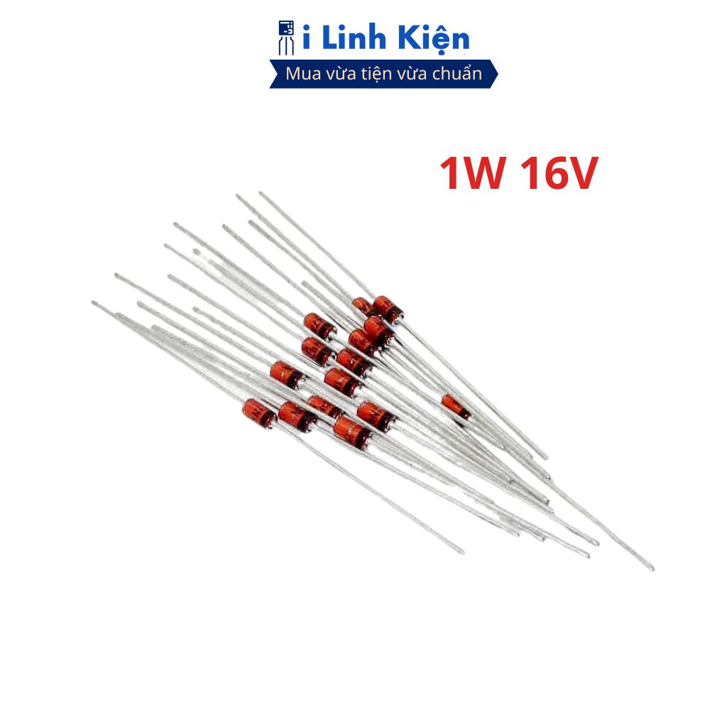 Diode zener 1W 16V 1N4745A túi 50 chiếc chính hãng ilinhkien