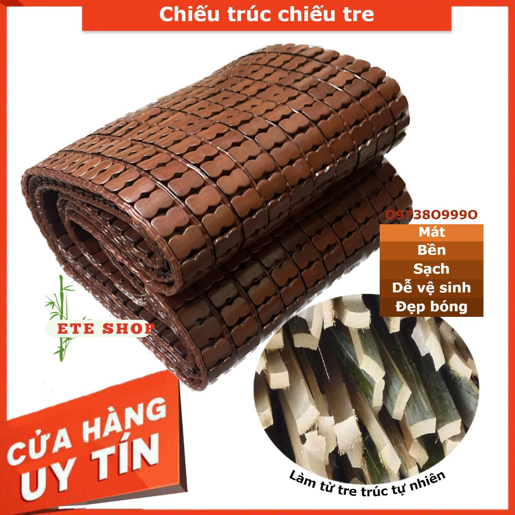 Chiếu trúc chiếu tre 1m6, 1m8, loại chiếu làm mát,chiếu điều hòa, mát ,rất sạch, dễ lau