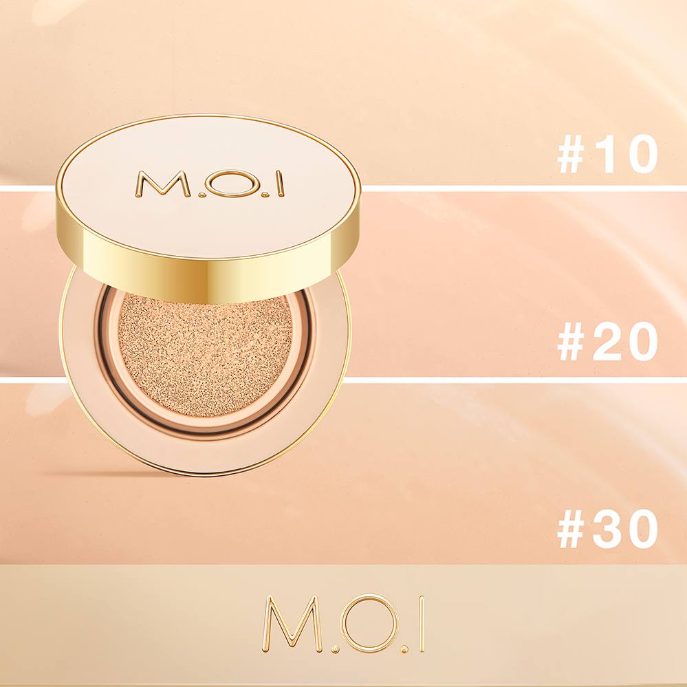 Ảnh Bộ đôi trang điểm MOI Phấn nước che khuyết điểm Premium Baby Cushion và Phấn phủ kiềm dầu Baby Skin Powder 3